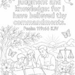 Coloring Bookfor the Psalms Volume 4